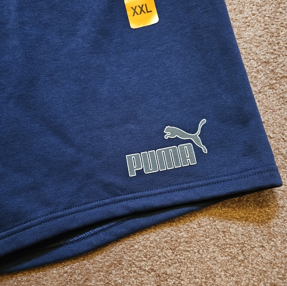 Puma Navy Blue Shorts XXL - Picture 2 of 7
